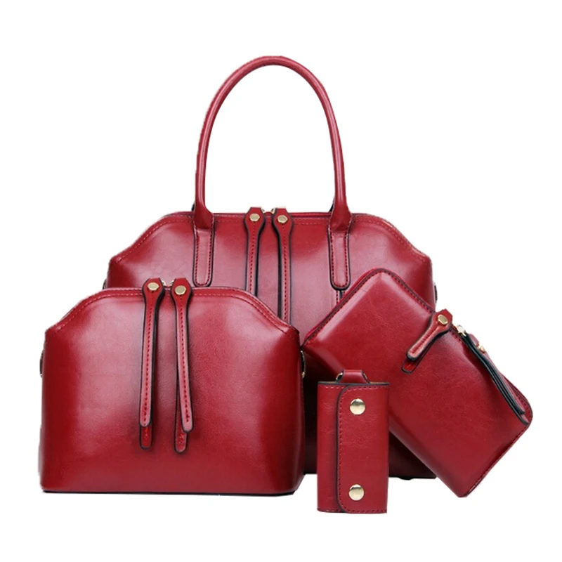 

ABDB fashion Ms. retro oil wax leather bag portable diagonal package shoulder bag