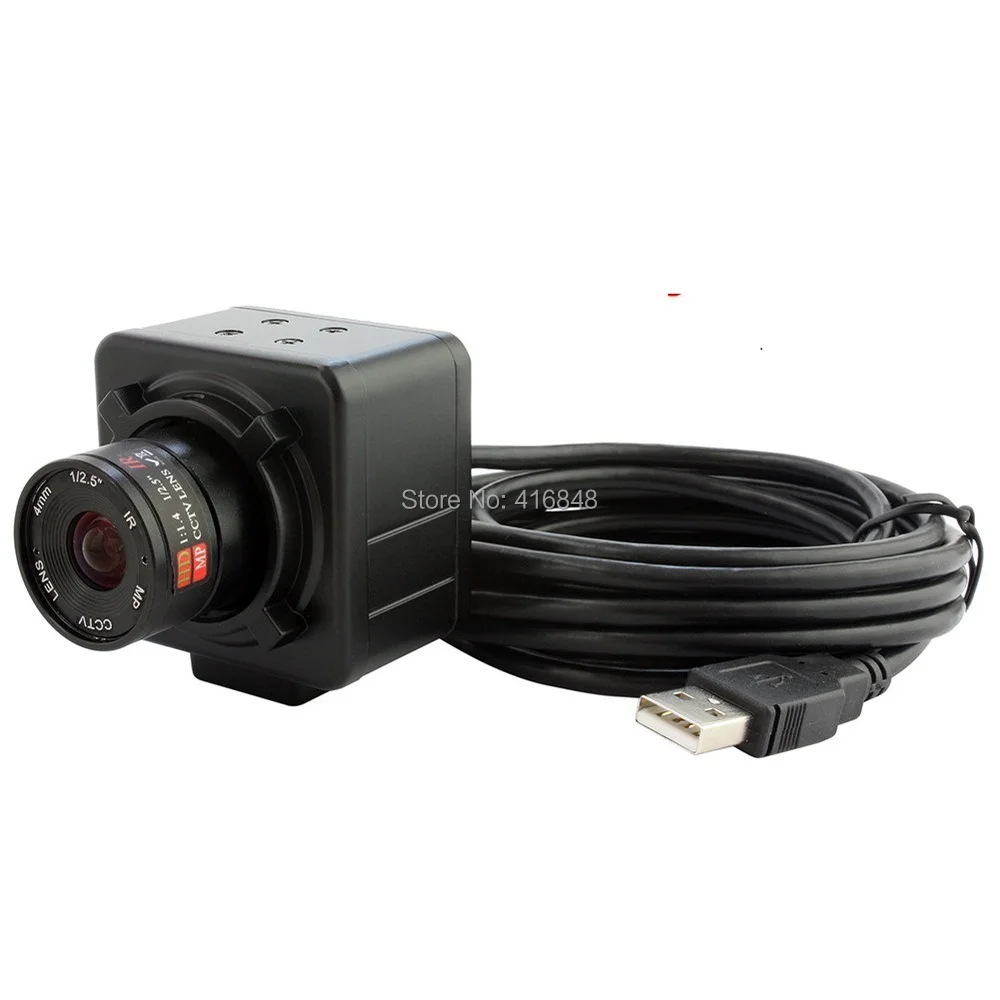 8mm manual focus lens 1.3MP 1280X960 1/3 CMOS Aptina AR0130 high speed Video conference usb camera