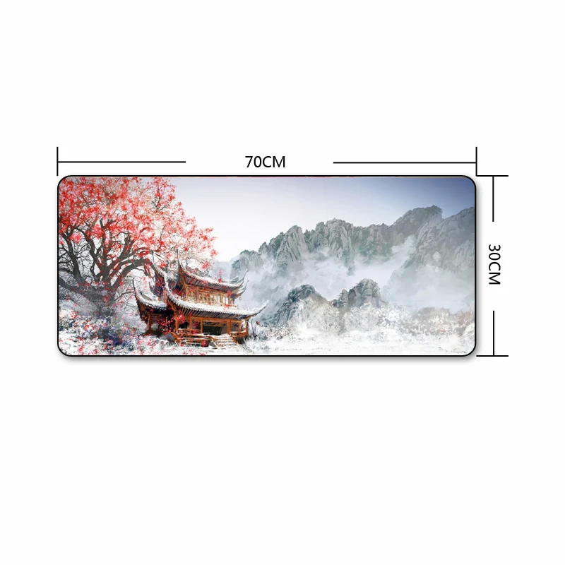 FFFAS 70X30com Snow mountain scenery mouse pad Notebook computer PC Keyboard and mouse applications