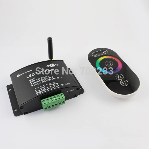 Пульт дистанционного управления WIFI LED RGB 12 В 24 в RF Диммер 2 4G контроллер|2.4g rgb