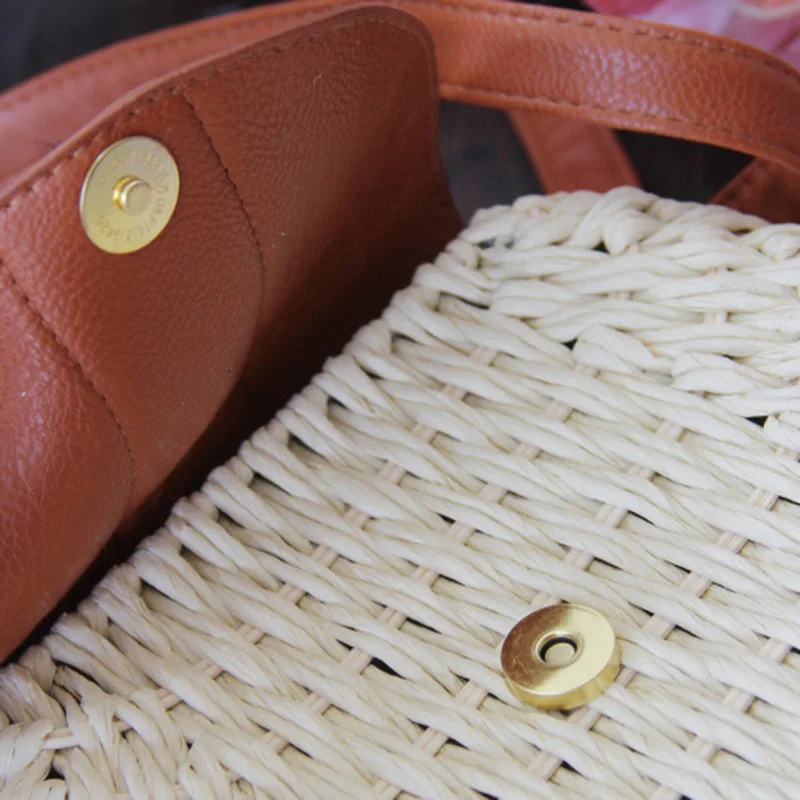 Women INS Popular Handbag Bohemian Bali Rattan Female Beach Straw Bags Vintage Knitted Lady Weave Handmade Shoulder Bag SS0407 (11)