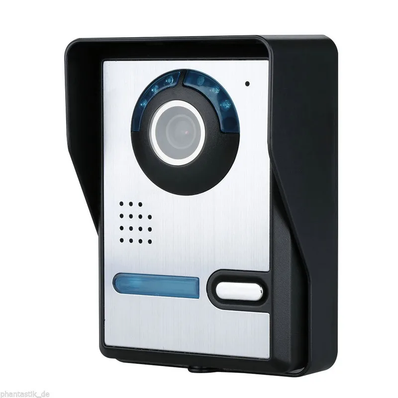 Yobangsecurity 7 дюймов проводной видео домофон запись Системы охранных Камера видео Дверные звонки домофоны 1-Камера 1 -монитор