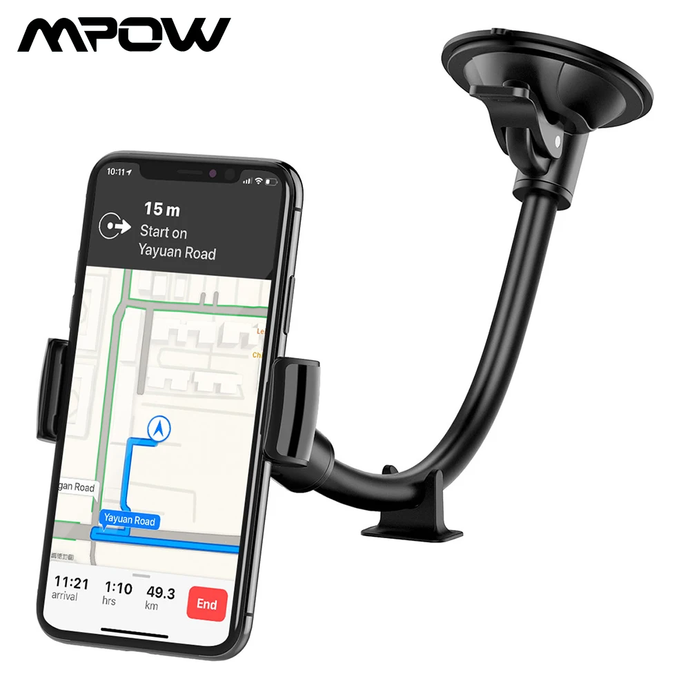 Mpow Универсальный Автомобильный держатель для телефона на лобовое стекло