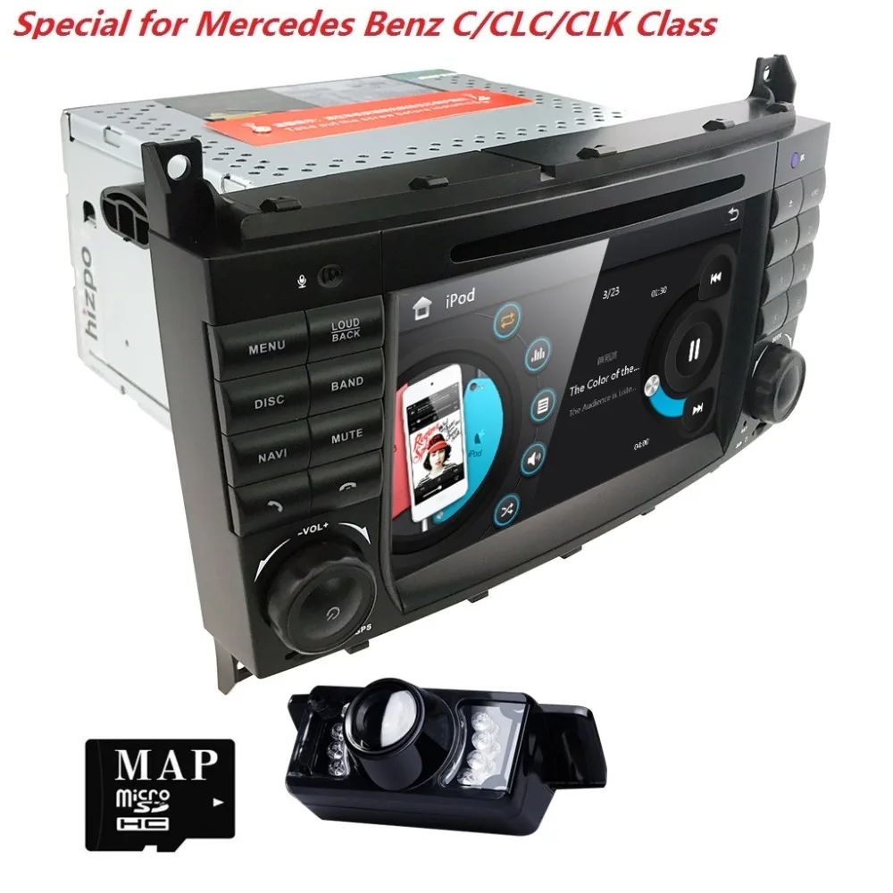 Excellent AutoRadio 2 din Car DVD Player For Mercedes Benz C-Classs CLC W203 CLK Class W209 2004 2005 2006 2007 2008 2009 2010 2011 BT 3G 4
