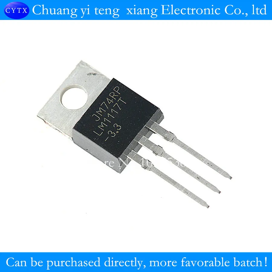 LM1117T 3 Φ chip регулятор напряжения низкая разница давления + V TO 220 10 шт./лот|voltage