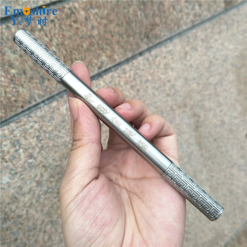 Emoshire Ballpoint Pen Gold Hoop Stick Pen Handmade Stainless Steel Gel Ink Pen High-grade Gift Metal Signature Pen Original Design (12)