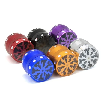 

E.K.J The Flank Grooves Are polished like diamonds Girl Love 4 Layer Herb Grinder Tobacco Smoke Portable for Hookah Glass Pipe