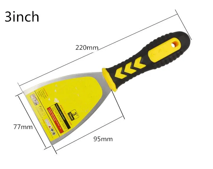 Лидер продаж! Шпатель скребок " 3" " 5" Скребок Лопата из углеродистой стали пластиковая ручка штукатурка для стен нож Ручные приборы