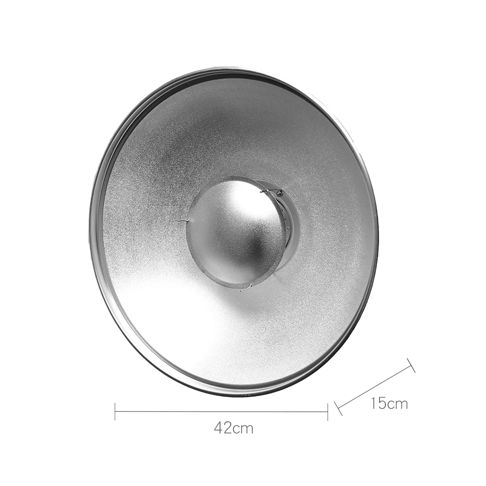 Godox-Beauty-Dish-Silver-42cm-16-Honeycomb-Grid-Bowens-Mount-Diffuser-for-Flash-Stroe