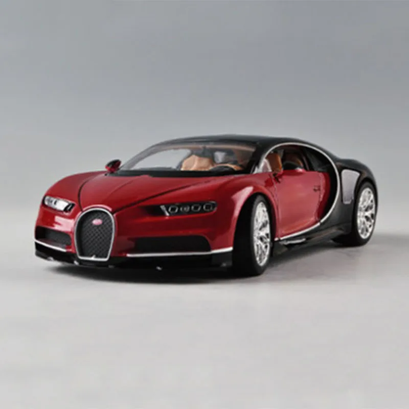 

1:24 Hot sale Car Model Toys Bugatti Chiron Diecast Roadster Car Vehicle W Origin Box F Kids Husband Christmas Gifts Collections