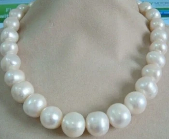 

$wholesale_jewelry_wig$ 11-12mm near round south sea white pearl necklace 18inch