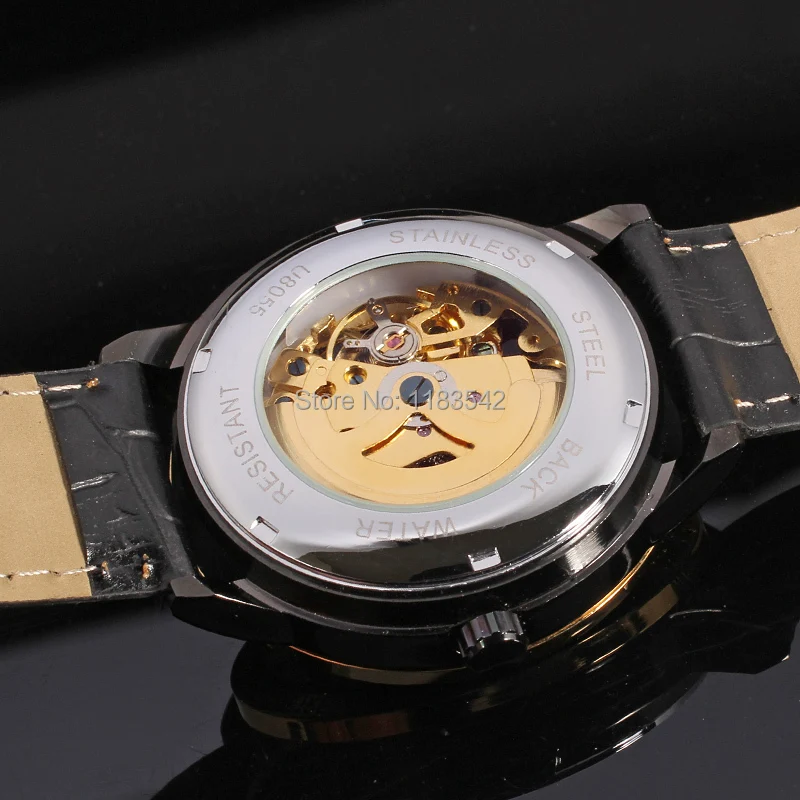 Мужские автоматические наручные часы скелетоны Winner WRG8031M3T1|wristwatch automatic|wristwatch