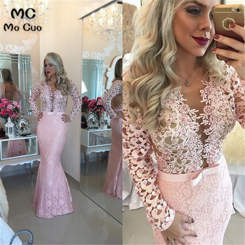 Акция вечерние платья Robe de soiree кружевные посмотрите на дешевое жемчужное длинное вечернее платье для беременных