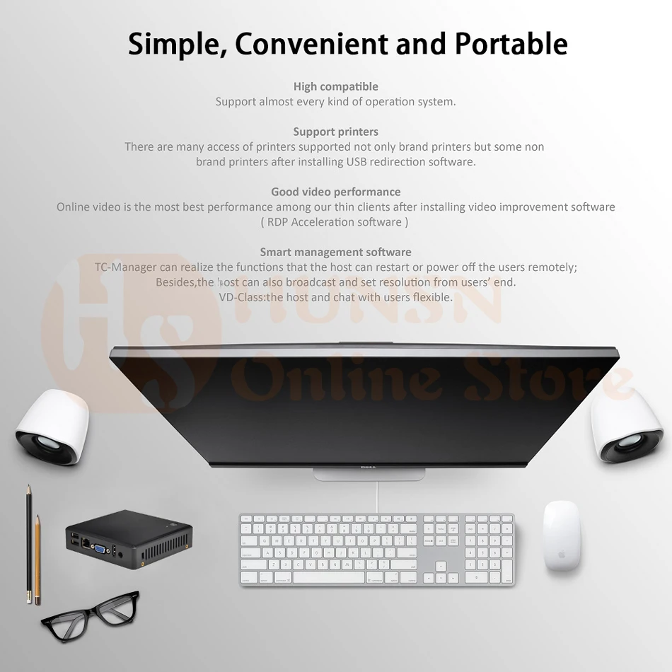 Thin Client RDP PCOIP HDX WIFI HUNSN TF08 01 (25)