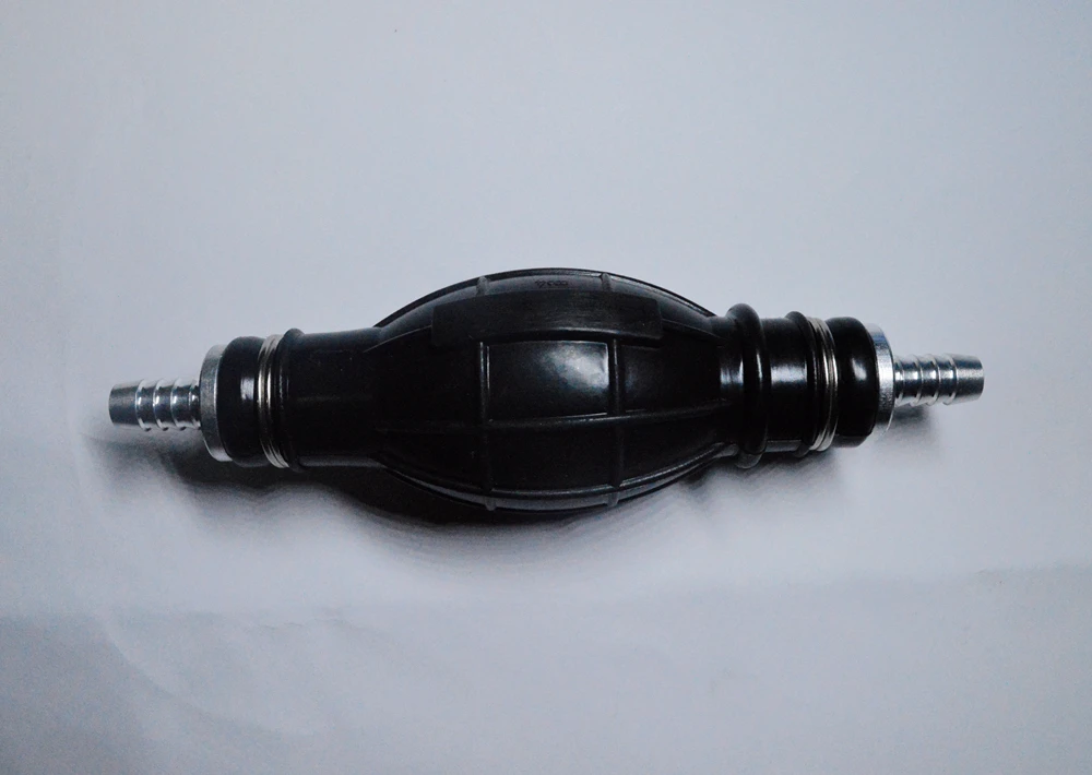 8MM X 152MM Rubber Pump Hand Primer Bulb One Way Valve Marine Fuel
