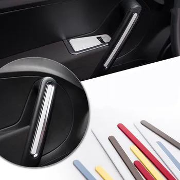 

1 Pair Car Interior Door Handle Sticker Styling Moulding Trim for Volkswagen Beetle 2013 2014 2015 2016 Accessories