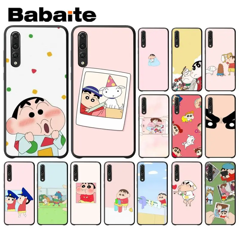 

Babaite Cartoon Crayon Shin-chan Colorful Cute Phone Case for Huawei P9 P10 Plus Mate9 10 Mate10 Lite P20 Pro Honor10 View10
