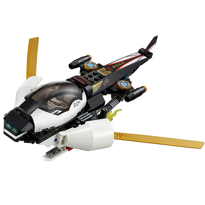 Ninjagoed серии ниндзя Golden Dragon истребитель мех создатель Ultra Stealth Raider подарок