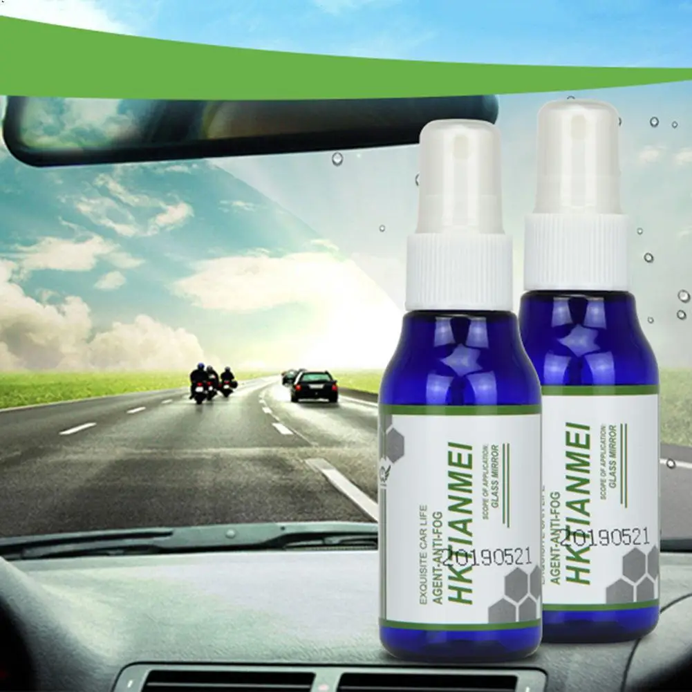 

New Style 50mL Anti-Fog Agent Car Front Windshield Window Long Lasting Auto Care Rear View Mirror Defogging Spray Liquid