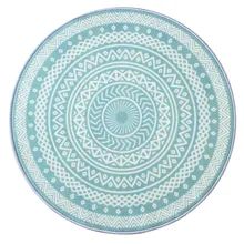 Европейский Простой стиль Геометрическая Печать круглый моющийся коврик нескользящий коврик для гостиной/спальни/чайного стола коврик/поворотный стул