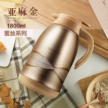 Высокого качества крупной бытовой кувшин из нержавеющей стали Вакуумная двойная слой горячая холодная колбу для чая кофе воды чайник Герметичная Бутылка