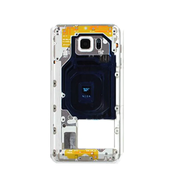 Для Galaxy Note 5 SM-N920 белый/серый/золотой цвет средняя пластина рамка