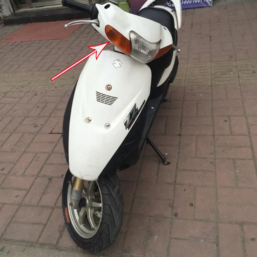 Для Suzuki vamos ZZ CA1PA Motocicleta скутер tampa virada luz фронтальный колпачок Frente sinal de volta cobrir