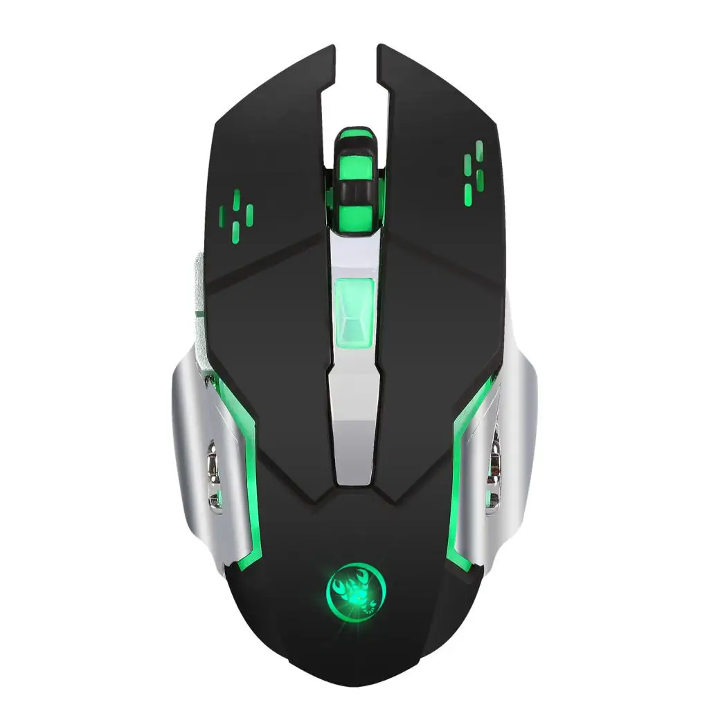Rechargeable Comfort Wireless Gaming Mouse + Mouse Pad Non Slip Mice Pad