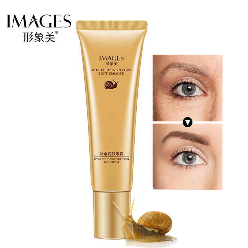 

IMAGES Snail Eye Cream Whitening Moisturizing Anti-aging Wrinkle Remove Dark Circles Snail Cream Skin Care
