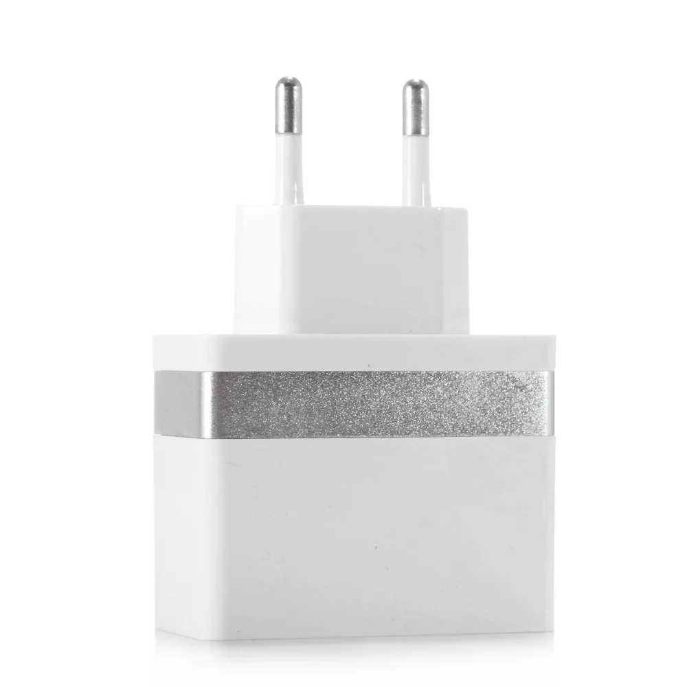 4 Port USB Charger EU Plug Charging Station Travel USB Multiple Chargers Station 4-Port Fast Charge Adapter Wall Desktop Charge (4)
