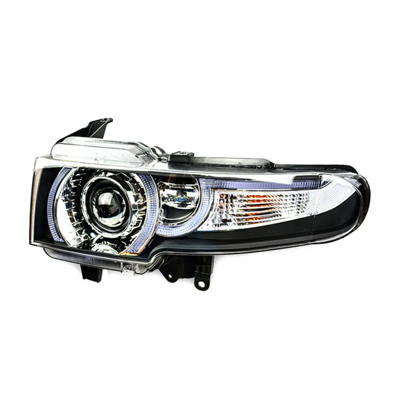 2pcs Ownsun Led Drls Hid Bi Xenon Projector Len W Turn