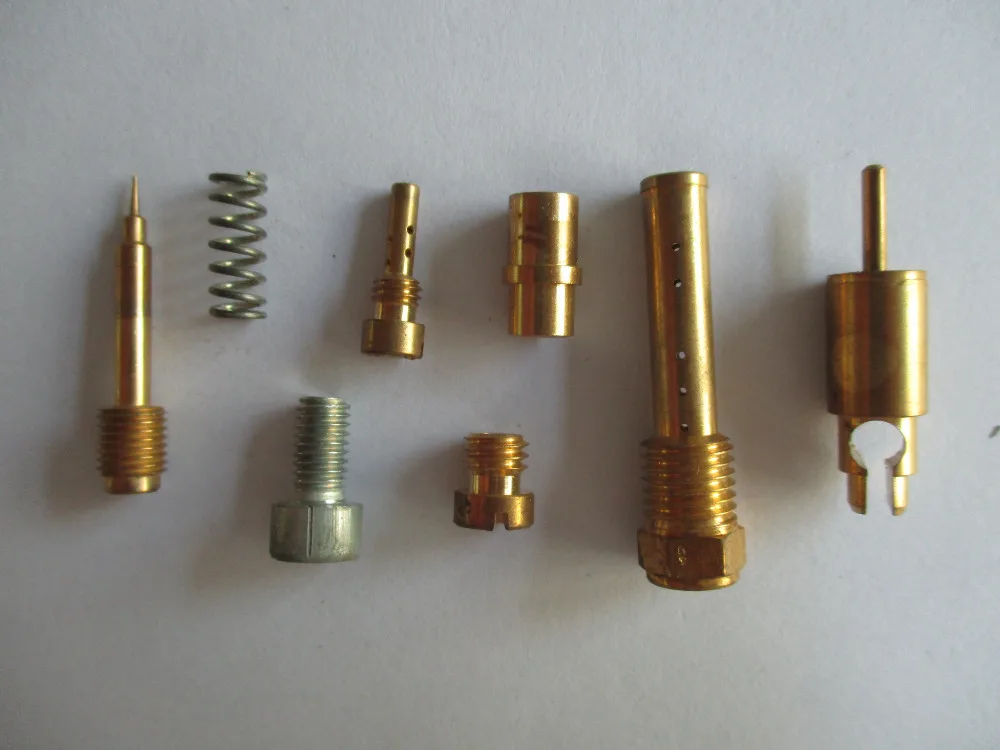 Mix screw needle valve seat idle jet main jet brass kits for CV40mm