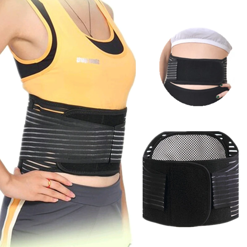 1 pcs Self Heating Lower Waist Back Brace Belt Lumbar Support