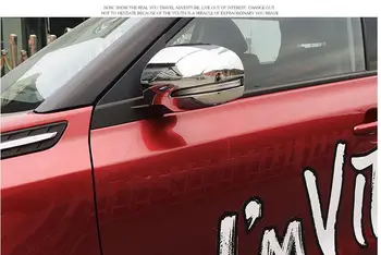 

For Suzuki Vitara 2015 2016 2017 Rearview Mirror Cover Abs Chrome Door Mirror Cover Car Accessories Car Stickers 2Pcs/Set