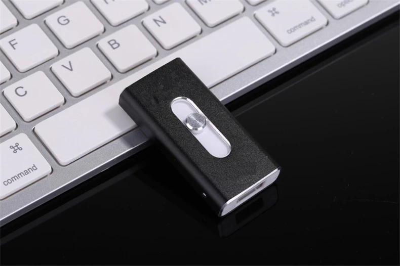 3 в 1 OTG USB флеш-накопитель металлический флеш-накопитель 128 Гб 64 ГБ 32 ГБ 16 ГБ 8 ГБ Usb 3,0 Флешка для iOS/Android/PC USB флешка флэш-диск