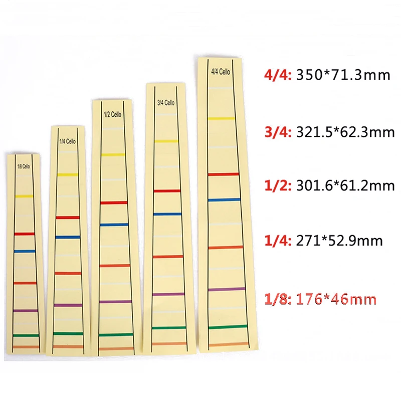 Виолончель скрипка зажим для грифа руководство этикетка палец диаграмма начинающих Виолончель стикер аксессуары