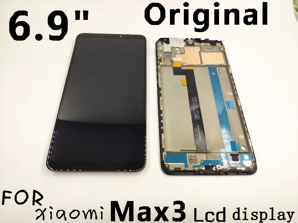 Оригинальный дисплей для 6 9 &quotXiaomi Max 3 Mi ЖК-экран Max3 + сенсорный дигитайзер xiaomi mi max3
