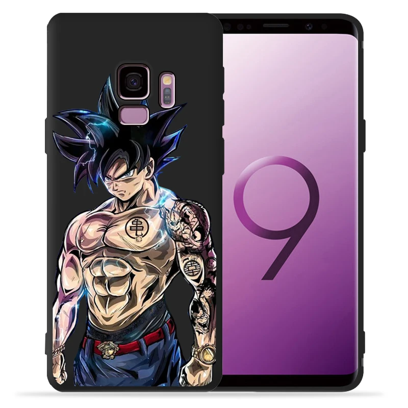 Dragon Ball Супер Саян Гоку Вегета Дракон Чехол для телефона для samsung Galaxy S9 S8 S10 плюс S7 S6 край S10 Lite Note9 8 крышка Etui - Цвет: 04