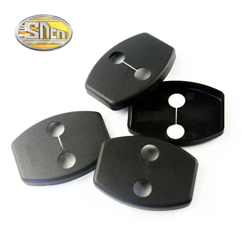 

SNCN 4pcs Waterproof And Rust-proof,Auto Accessories Of Car Door Lock Buckle Cover Case For Toyota Prado Innova Myvi Yaris Wish