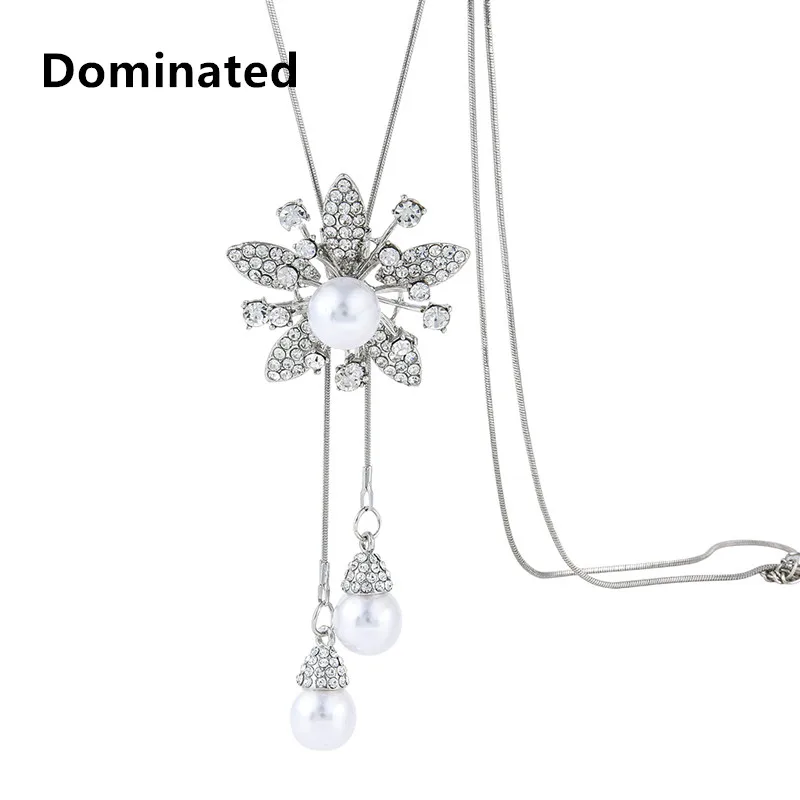 

Dominated Women A Long Paragraph Sweater Necklace Pendant All-match Female Gifts