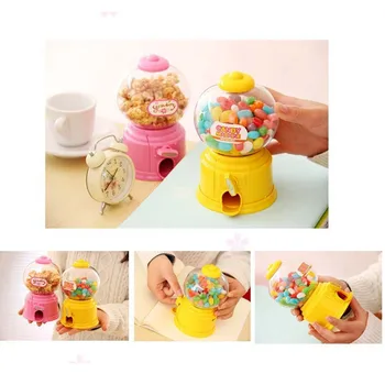 

New Cute Sweets Mini Candy Dispenser Vending Machine Saving Bank Coin Kids Toy
