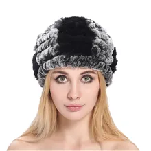 Zy84011 осень-зима женские из натуральной кролика рекс Мех животных Casquette Шапки лиса Мех животных мяч Для женщин Мех животных модные головные уборы Gorro