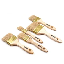 5 шт./компл. 1-" Высококачественная краска набор кистей для свиной волос масляная щетка Доступные кисти для акриловых красок для художественной поставки или украшения дома