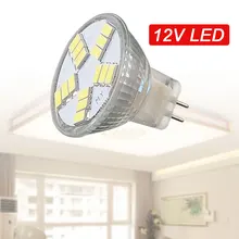 MR11 Светодиодный прожектор DC/AC 12 V 4 W 15 светодиодный s 5630 SMD светодиодный светильник лампа экономичное стекло Корпус Светодиодный прожектор теплый белый GU4