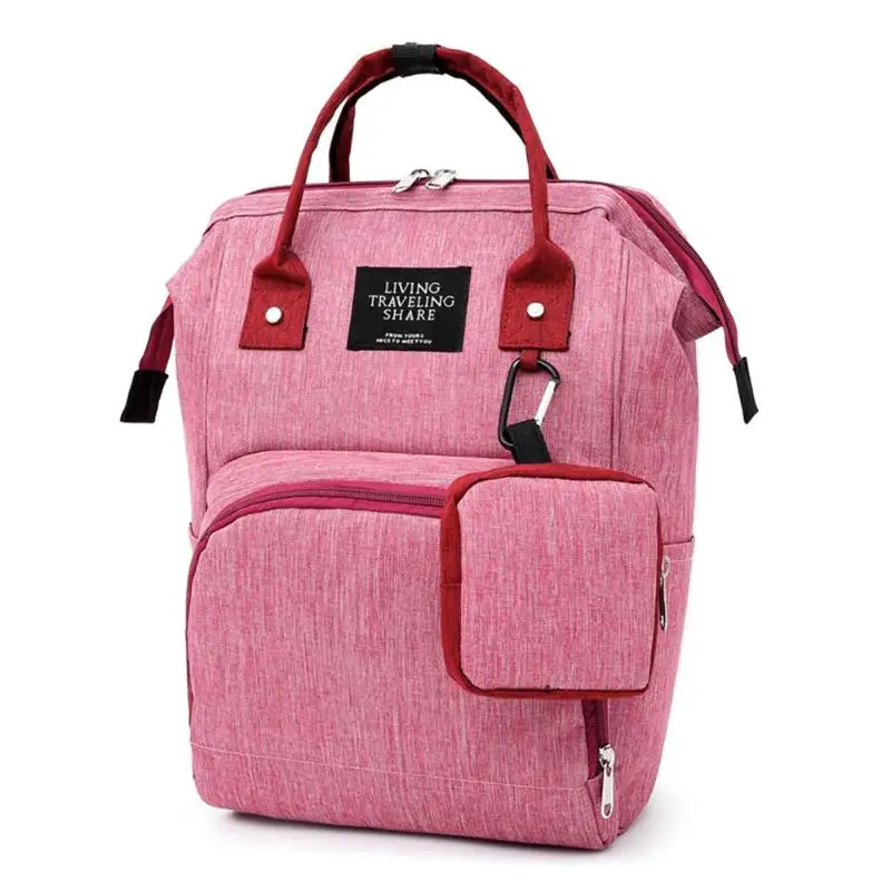 Модный рюкзак для мам wirth мини висячая сумка полиэстер подгузник для беременных сумка для мам дорожные сумки на плечо большая емкость сумки