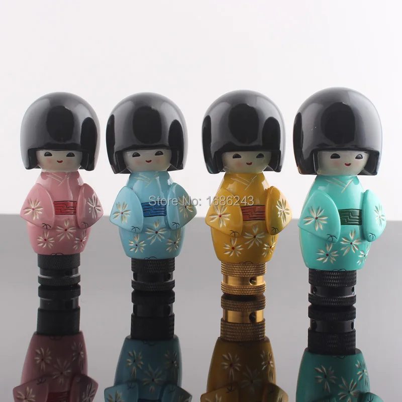 

Cute Japan Doll Car Truck Manual Stick Gear Shift Knob Lever Shifter Set Custom New