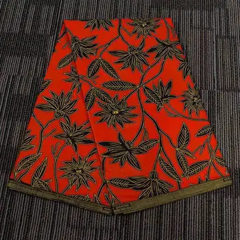 

Floral Printed African Batik Cloth Fabric For Women Dress Men Blazer 2019 New Sewing Wax Cloth Fabric Nigerian Fabric