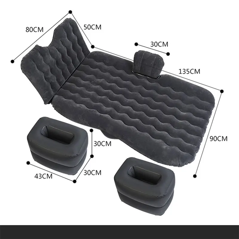 SUV coche colchón inflable asiento cama de viaje aires con bomba de aire acampar al aire libre impermeable SUV coche colchón inflable asiento cama de viaje aires con bomba de aire acampar al aire libre impermeable