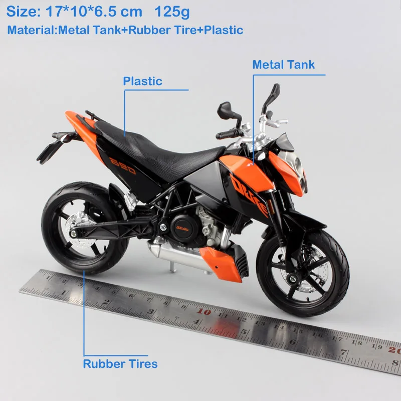 1:12 Maisto масштаб KTM 690 Duke литой мотоцикл гоночные автомобили мото миниатюрный Супер мото велосипед мото rcycle модели подарки для детей игрушки