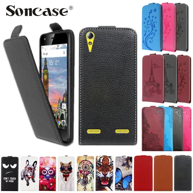 Best Price Fashion Cartoon Pattern Flip Leather Case For Lenovo a6010 Plus & a6000 a 6000 6010 Embossed flip phone cover case
